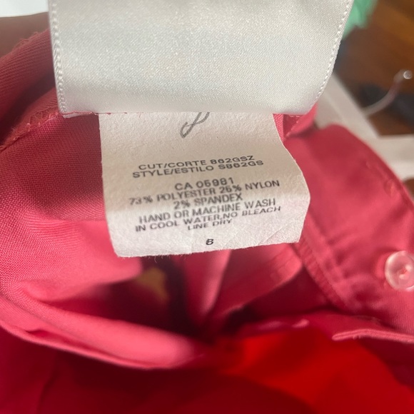 High waisted women’s vintage shorts size 6 pink retro bottoms classic - Picture 5 of 5